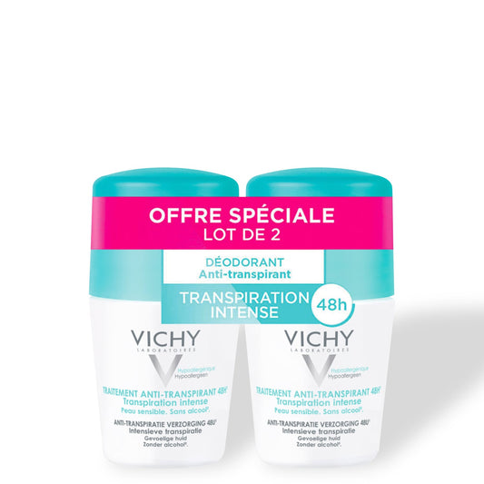 Vichy 48h Intensive Anti-Perspirant Roll-On Set of 2